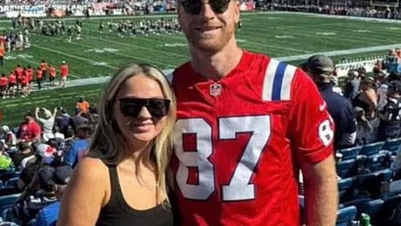Tiffany Smyth with Seamus Culleton, who was detained by ICE in Boston after 20 years in the US and being married to a US citizen.