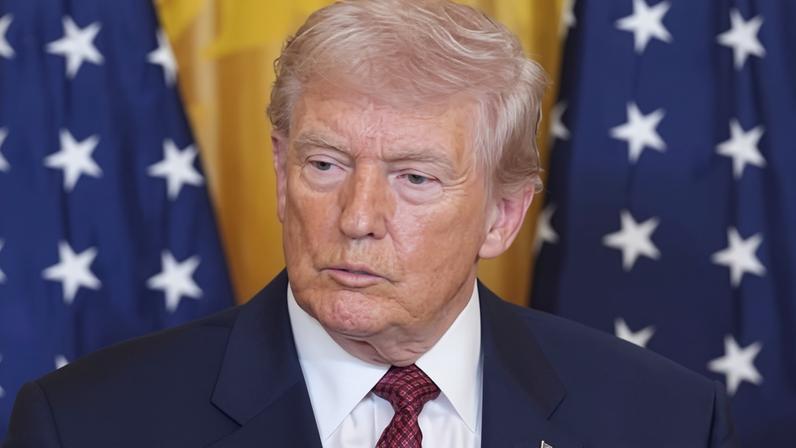 Trump at the White House on Wednesday.