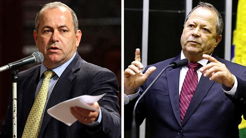 Os irmãos Domingos e Chiquinho Brazão.