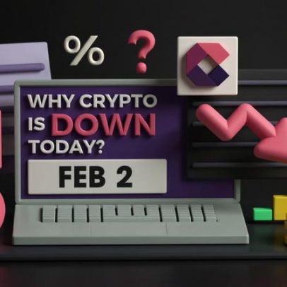 Por que as criptomoedas caem hoje? 2 de fevereiro de 2026