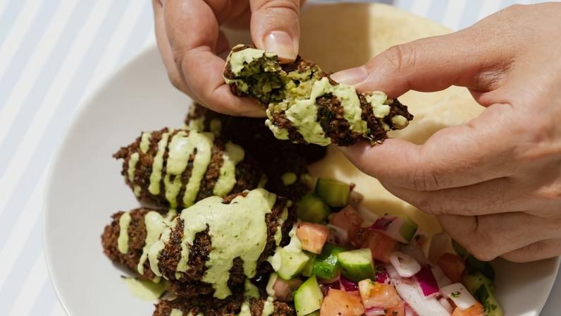 Falafel do restaurante Sová