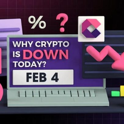 Por que as criptomoedas caíram hoje? 4 de fevereiro de 2026