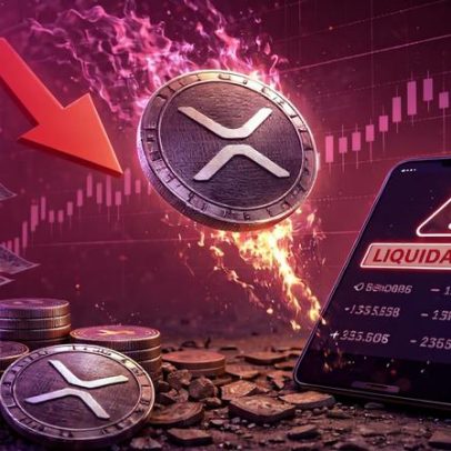 XRP cai 17% após liquidação de US$46 mi em longs alavancados desde 2025