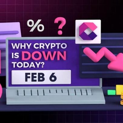Por que as criptomoedas caíram hoje? 6 de fevereiro de 2026