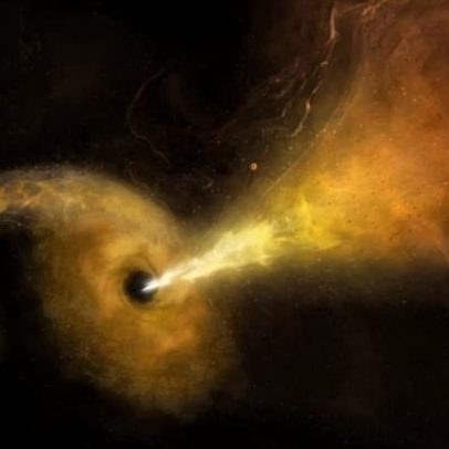 Buraco negro exibe atividade incomum anos após engolir estrela
