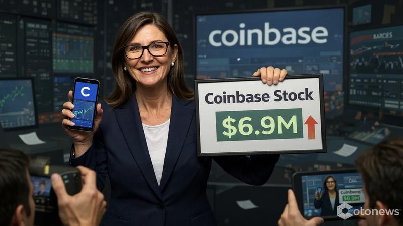 Cathie Wood’s ARK Invest snaps up $6.9M in Coinbase stock, reversing recent sales as COIN stabilizes,does this signal renewed conviction?