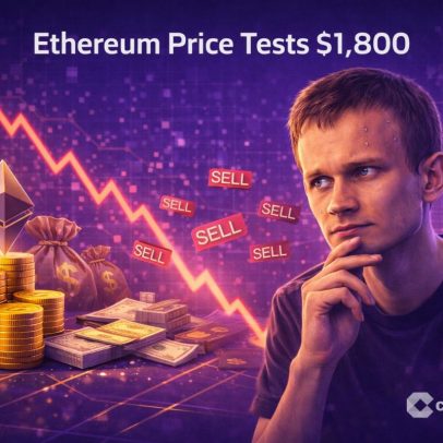 Vitalik Buterin vende mais de 10.000 ETH enquanto ETH testa US$1.800