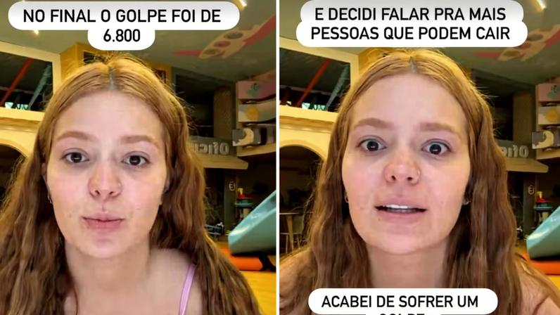 Viih Tube usa as redes para falar de golpe em que perdeu quase R$ 7 mil. — Foto: Reprodução/Instagram