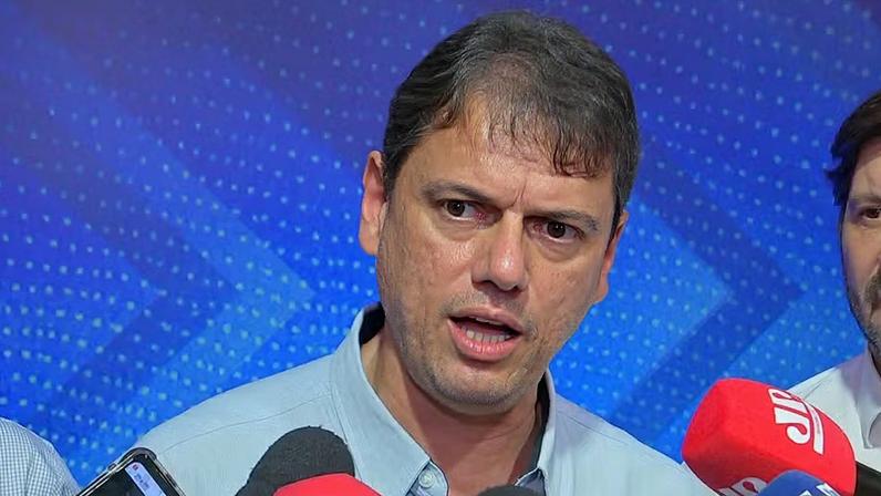 Tarcísio de Freitas (Republicanos) em foto de arquivo — Foto: Fábio Modesto/TV TEM