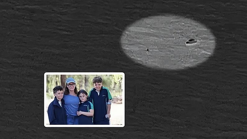 Aerial footage shows moment family rescued after teen’s 4km swim to shore – video