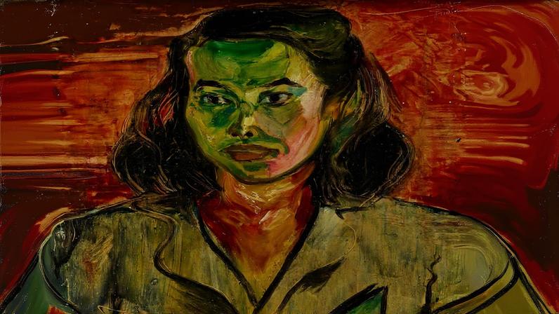 The show features Tjitji (1949) by Hendra Gunawan of Indonesia