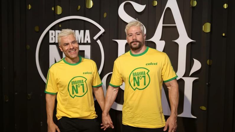 Rodrigo Sant'Anna e Nelson — Foto: Lucas Ramos / Brazil News