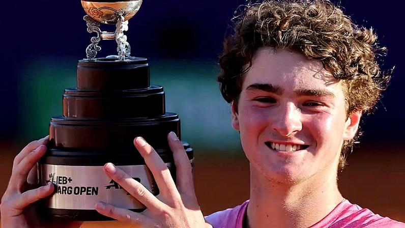 João Fonseca venceu o ATP 250 de Buenos Aires em 2025 (Foto: Arquivo/Divulgação)