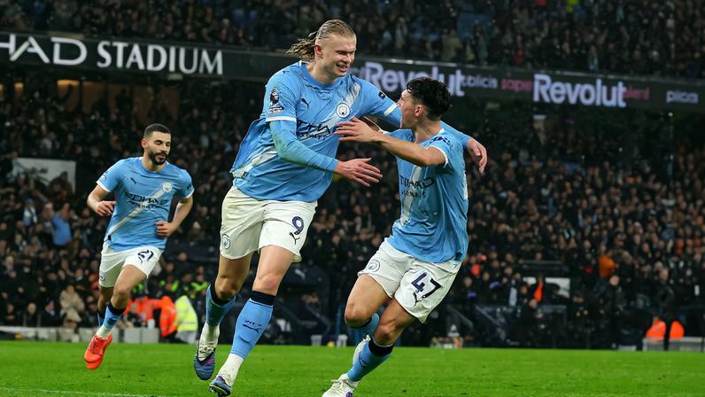 Haaland - Manchester City x Fulham - Premier League — Foto: REUTERS/Phil Noble