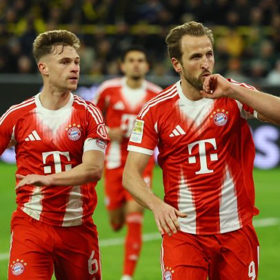Bayern vence o Dortmund de virada com dois gols de Kane