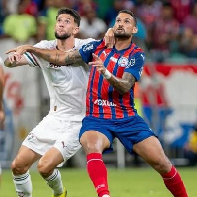 Bahia e Fluminense empatam em jogo com expulsão e drama
