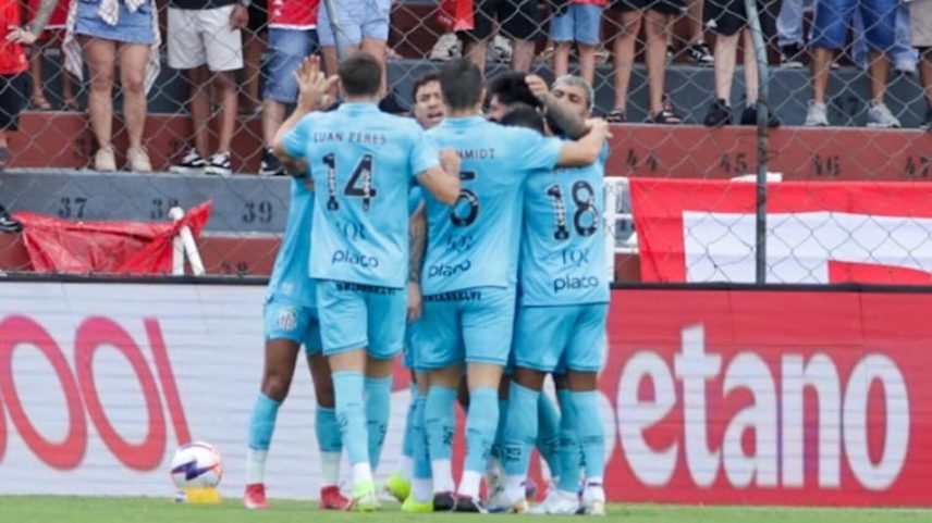 Santos venceu o Noroeste de Brasileirão (Foto: Fernando Vieira Sa/Agência F8/Gazeta Press)