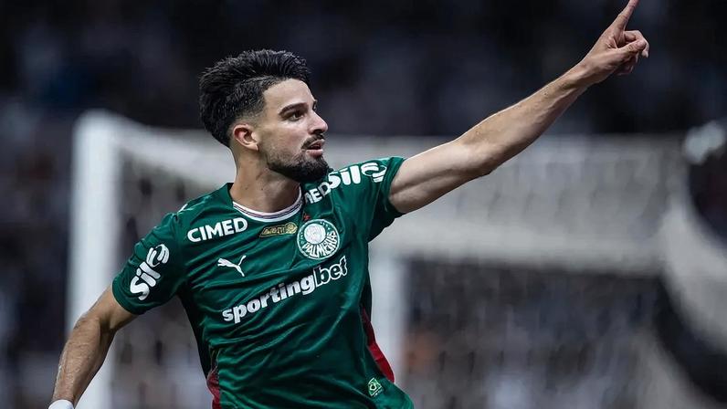 Flaco López faz gol da vitória do Palmeiras sobre o Corinthians, no Paulistão 2026
