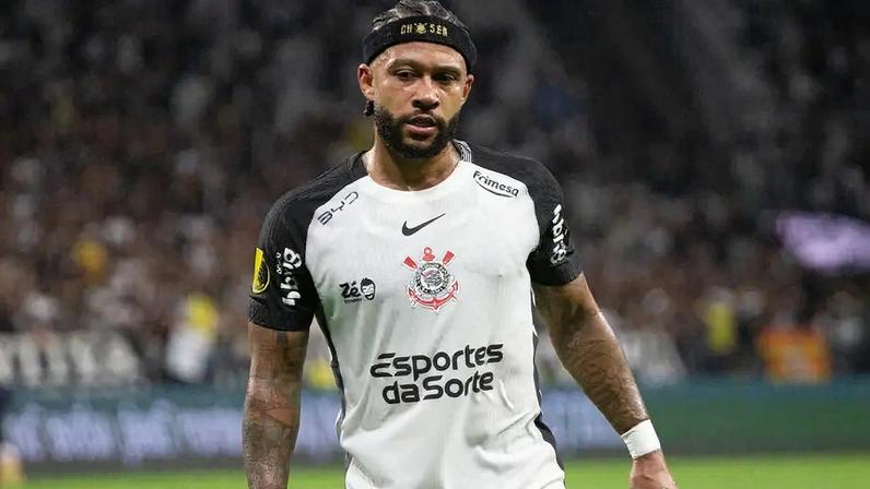 Memphis em ação pelo Corinthians (Foto: Bruno Escolástico/E.Fotografia/Gazeta Press)