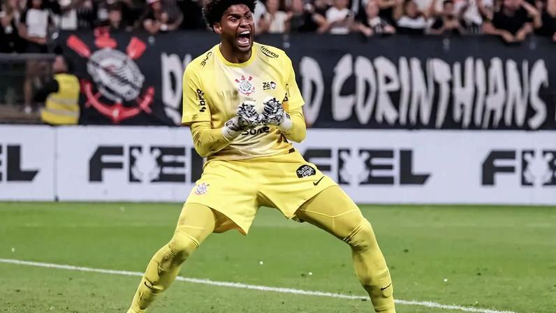 Hugo Souza pode fazer história pelo Corinthians (Foto: Caio De Sousa/Pera Photo Press/Gazeta Press)
