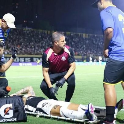 Yuri Alberto sai de campo chorando e preocupa Corinthians