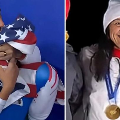 Medalhista celebra ouro histórico e agradece a Deus nos Jogos de Inverno