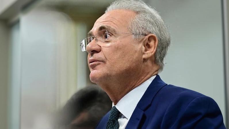 O senador Renan Calheiros (MDB-AL), presidente da CAE