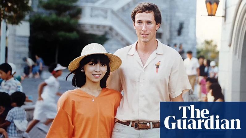 ‘ I was becoming very attracted to her kindness, her always-cheerful personality, her lilting voice and laugh. She was beautiful on the inside and out’: Hitomi and Kerry Cox at Tokyo Disneyland, circa 1985