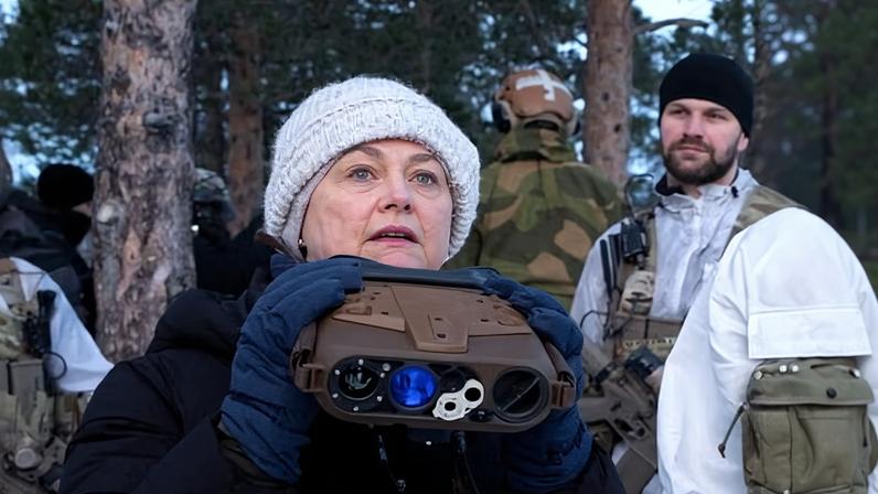 Yvette Cooper, pictured on a visit to Norway last month, said the accusation against Russia was ‘deeply serious’ and had been reached after two years of evidence-gathering.