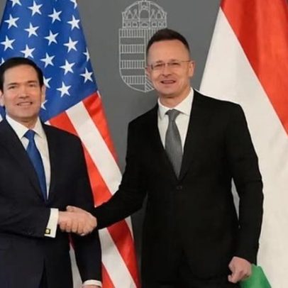 Marco Rubio encontra Viktor Orbán na Hungria durante viagem por aliados dos EUA