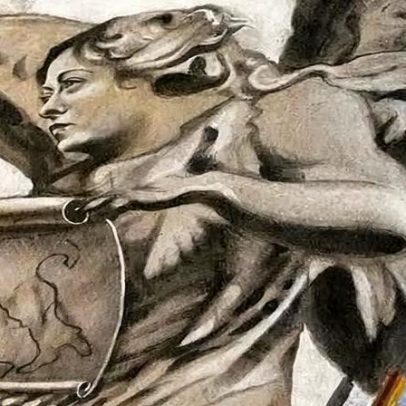 Anjo que parecia Giorgia Meloni removido de afresco em igreja de Roma
