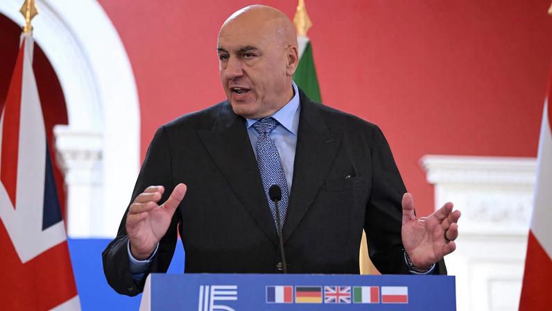 Group of Five defence ministers' meeting at Royal Artillery Barracks, Woolwich, in London