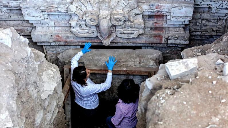 The newly discovered Tomb 10 in San Pablo Huitzo, Oaxaca, Mexico