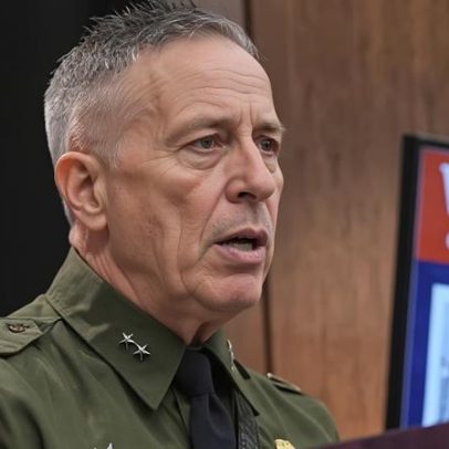 Bovino retratado como general confederado em e-mails de 2018