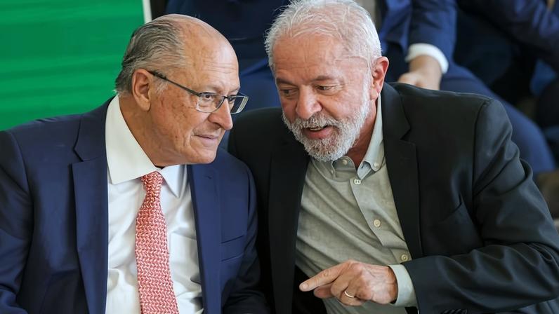 30/06/2025 O presidente Luiz Inácio Lula da Silva (PT) e o vice-presidente Geraldo Alckmin (PSB)