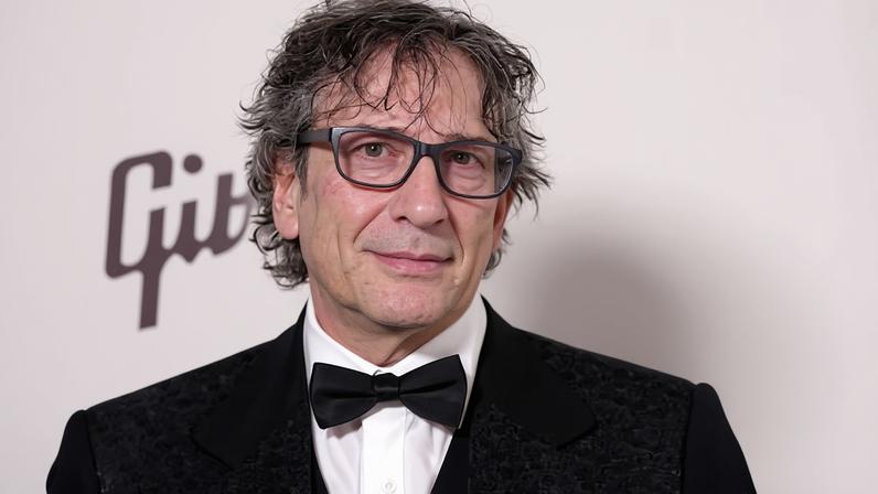 Neil Gaiman at an event in Los Angeles in January 2024.