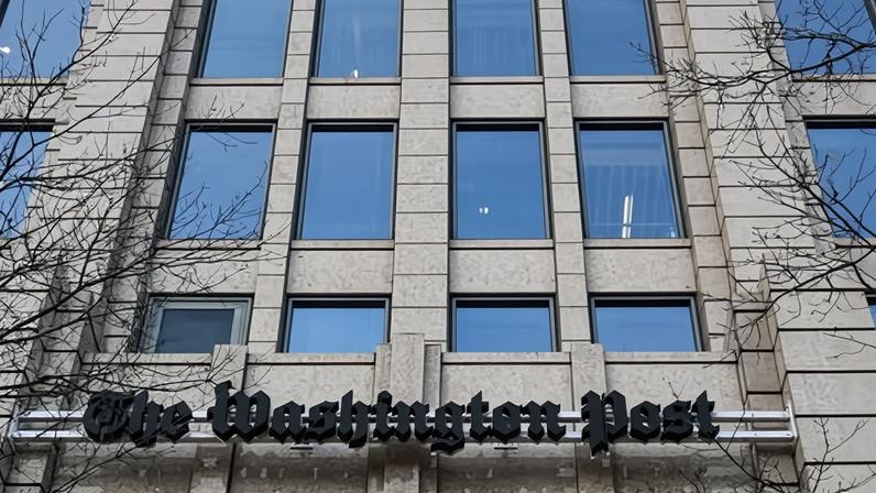 The Washington Post Headquarters in Washington DC on 31 January 2026.
