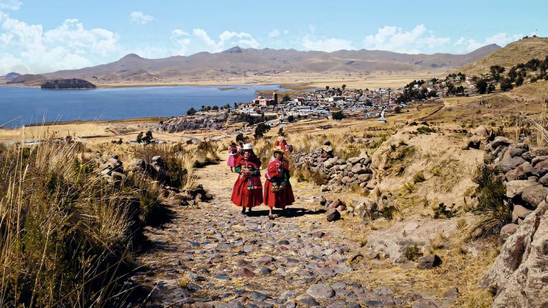 The Qhapaq Ñan is a road system created by the Inca Empire connecting Indigenous communities across the Andes Mountains