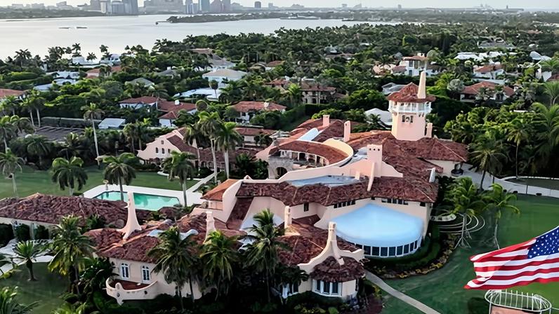 Donald Trump's Mar-a-Lago estate in Palm Beach, Florida.