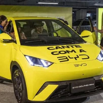 BYD une tecnologia e energia no Camarote QUEM O GLOBO na Sapucaí
