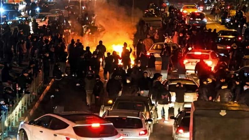 A protest in Tehran on 8 January. Iran’s official death toll released by the Martyr’s Foundation is 3,117; others claim up to 30,000 have been killed.