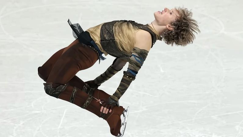 Ilia Malinin is a double world champion.