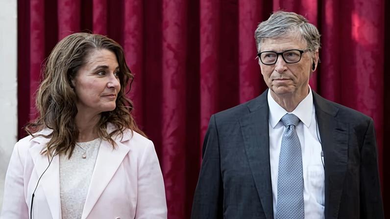 Bill Gates and Melinda French Gates in Paris in April 2017.
