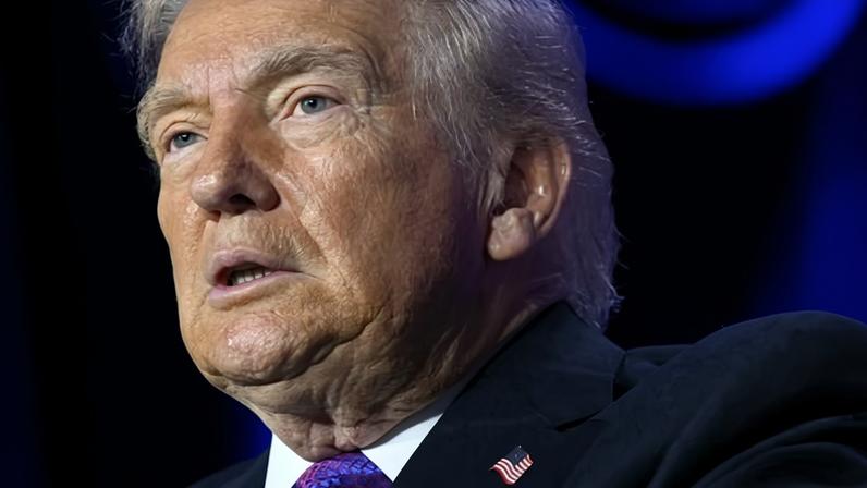 Trump at the National Prayer Breakfast in Washington on Thursday.
