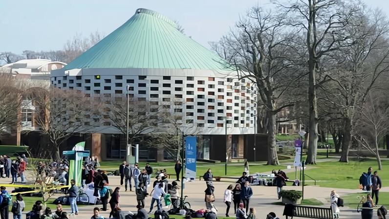 Students on campus at the University of Sussex. The university claimed it had suffered ‘severe’ consequences as a result of the regulator’s decision last March.