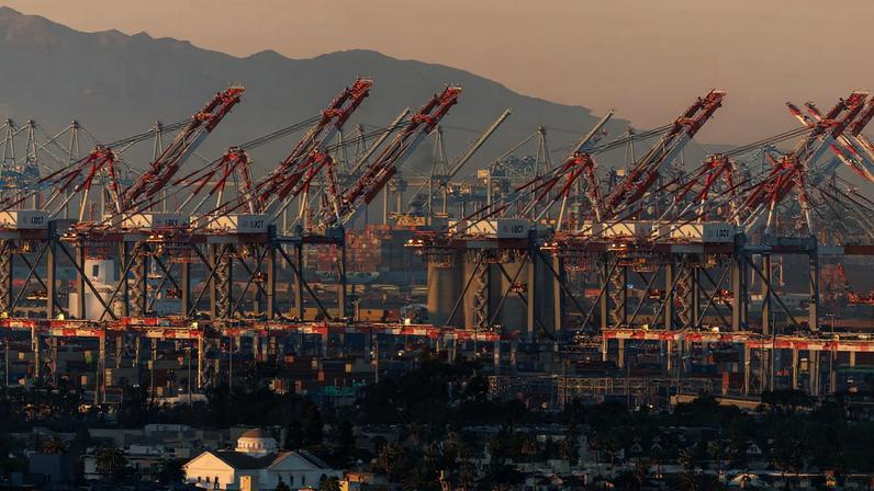 The Long Beach Container Terminal is shown at the Port of Long Beach as seen from Signal Hill, California, U.S., January 14, 2026. REUTERS/Mike Blake