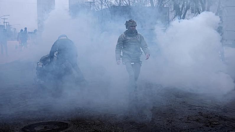 An immigration raid in Minneapolis, Minnesota in January.