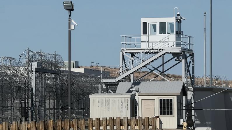 The California City detention facility in Kern county on 10 July 2025.