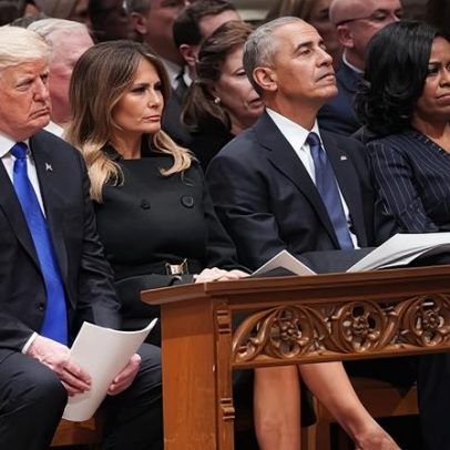 Trump compartilha vídeo com imagens racistas de Barack e Michelle Obama