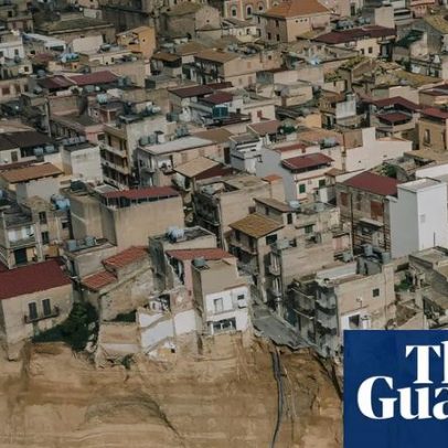 Cidade siciliana desmorona após deslizamento; moradores enfrentam perdas